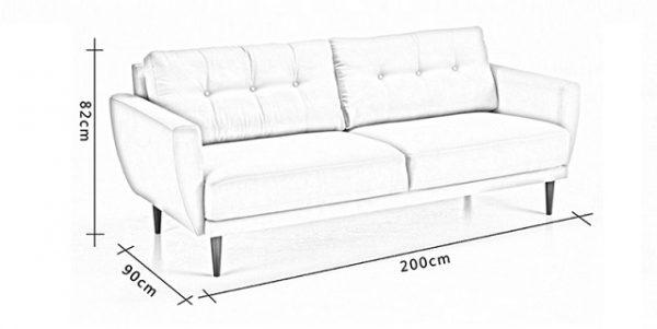 Kích thước ghế sofa tiêu chuẩn là bao nhiêu phù hợp với chiều cao người Việt?