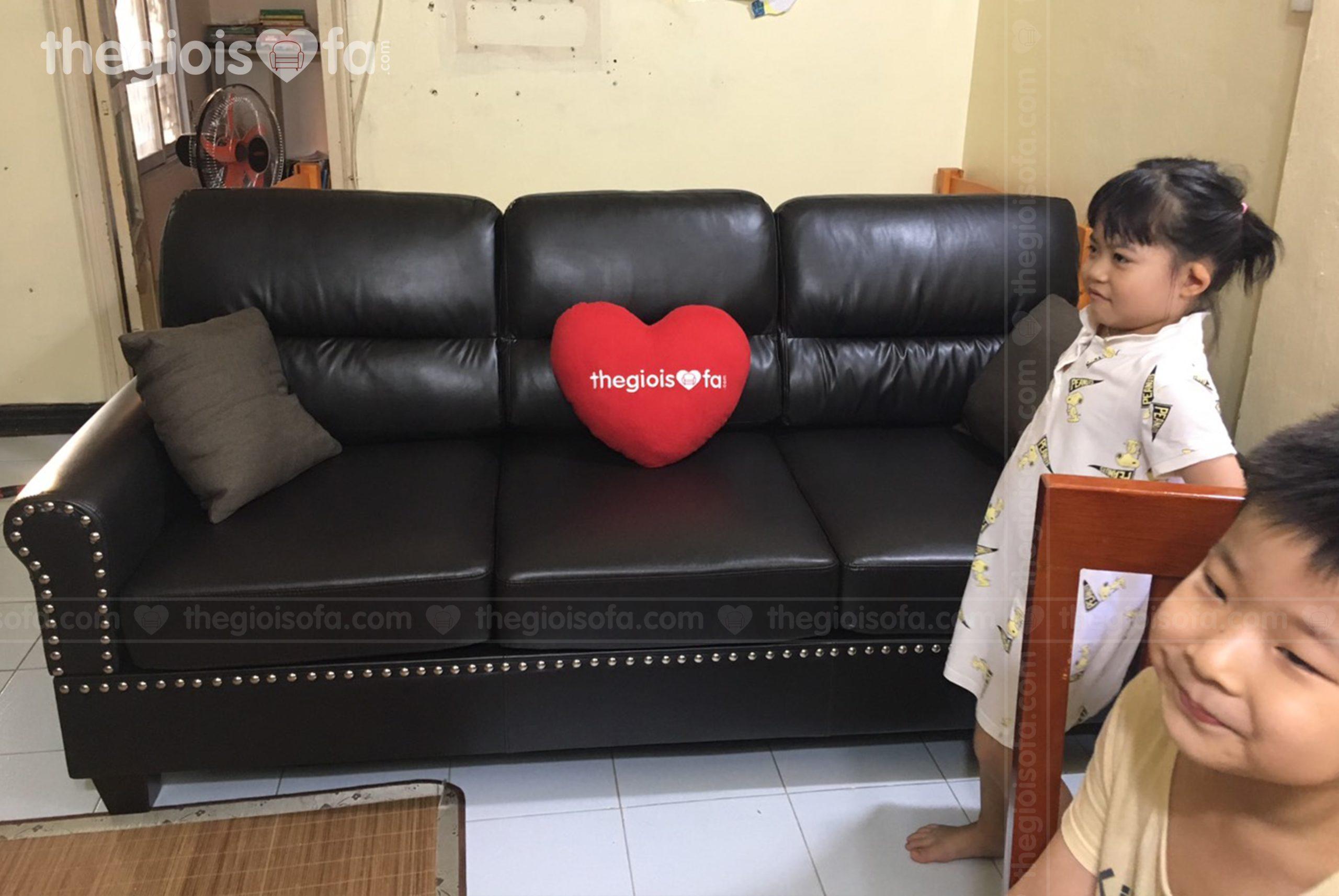 Giao hàng sofa da Vasanti cho anh Nghĩa tại 435 Giải Phóng – Thanh Xuân – Hà Nội