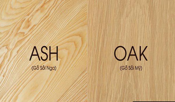 Phân biệt gỗ sồi Nga và gỗ sồi Mỹ