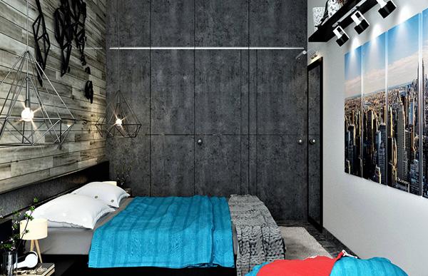 Ý tưởng thiết kế phòng ngủ theo chủ đề xám trắng