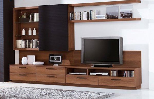 Kệ tivi gỗ đơn giản cho phòng khách