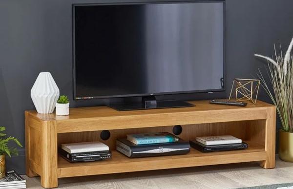 Tổng hợp 10+ mẫu kệ tivi gỗ sồi hiện đại cho phòng khách