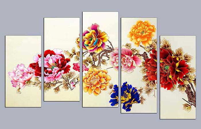 Tranh hoa mẫu đơn