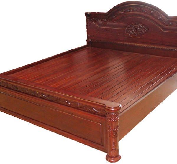Mẫu giường gỗ hiện đại gỗ lim
