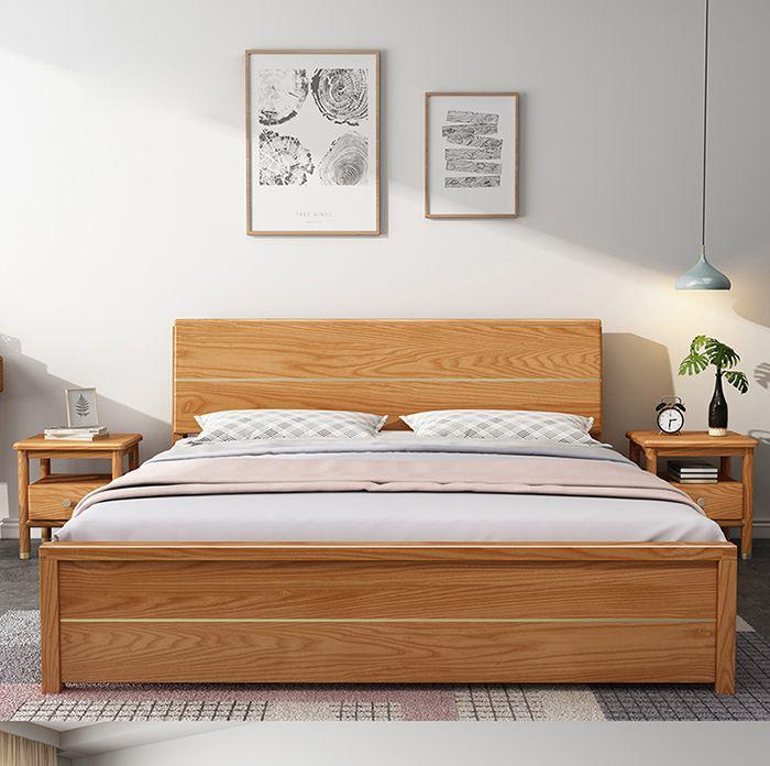 Giường ngủ gỗ sồi nga