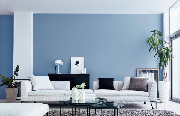 Màu xanh dương trong thiết kế nội thất