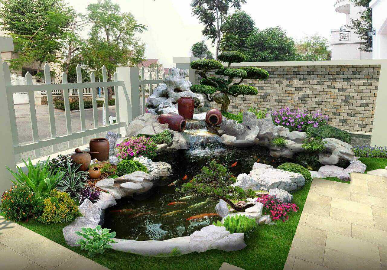 Gợi ý cách thiết kế sân vườn nhỏ đẹp trước nhà